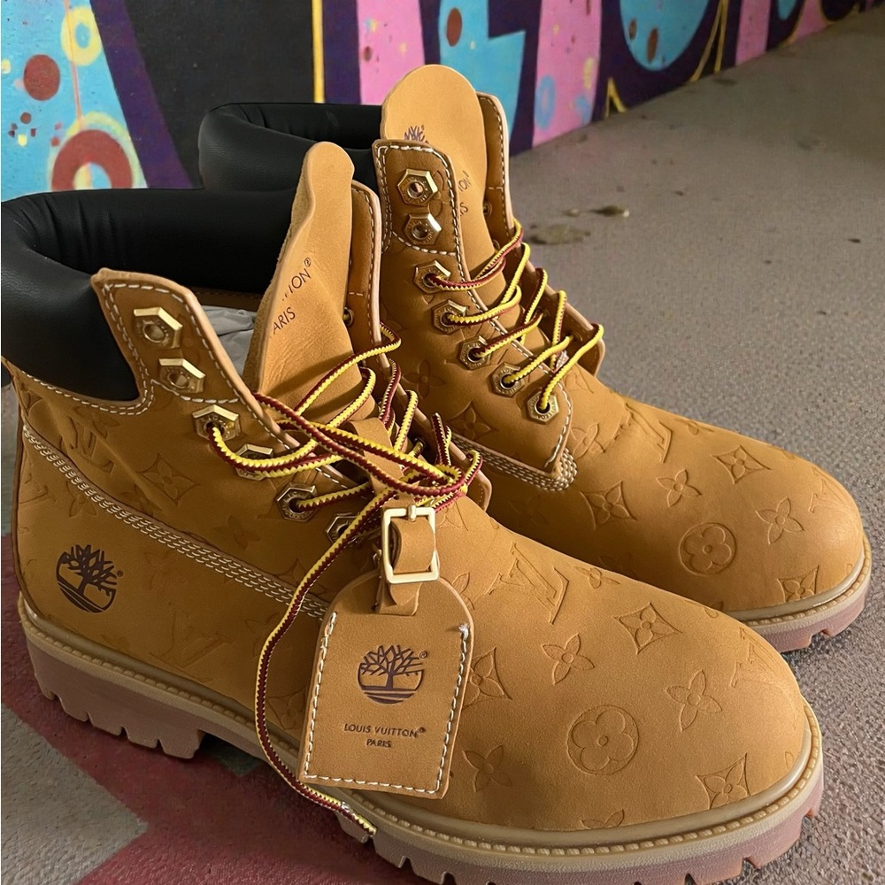Louis Vuitton Timberland 6" Ankle Boot  Wheat Monogram